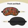 Mexican Folk Art Sleep Mask for Side Sleeper - Total Blackout Sleeping Mask, Super Lightweight Soft Eye Mask for Sleeping, Zero Pressure Eye Cover Night Blindfold for Men Women view 2