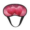 Red Glitter Sleep Mask for Side Sleeper - Total Blackout Sleeping Mask, Super Lightweight Soft Eye Mask for Sleeping, Zero Pressure Eye Cover Night Blindfold for Men Women view 1