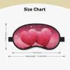 Red Glitter Sleep Mask for Side Sleeper - Total Blackout Sleeping Mask, Super Lightweight Soft Eye Mask for Sleeping, Zero Pressure Eye Cover Night Blindfold for Men Women view 4