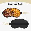 Bee On Honeycomb Sleep Mask for Side Sleeper - Total Blackout Sleeping Mask, Super Lightweight Soft Eye Mask for Sleeping, Zero Pressure Eye Cover Night Blindfold for Men Women view 2