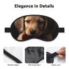 Cute Pet Dog Sleep Mask for Side Sleeper - Total Blackout Sleeping Mask, Super Lightweight Soft Eye Mask for Sleeping, Zero Pressure Eye Cover Night Blindfold for Men Women view 3