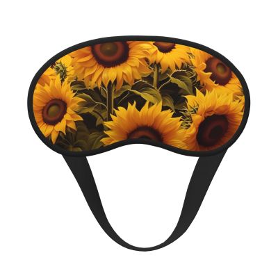 Sunflowers Sleep Mask for Side Sleeper - Total Blackout Sleeping Mask, Super Lightweight Soft Eye Mask for Sleeping, Zero Pressure Eye Cover Night Blindfold for Men Women