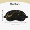 Black and Gold Marble Texture Sleep Mask for Side Sleeper - Total Blackout Sleeping Mask, Super Lightweight Soft Eye Mask for Sleeping, Zero Pressure Eye Cover Night Blindfold for Men Women view 4