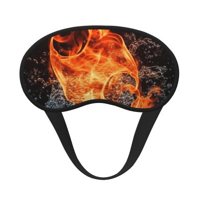 Fire Water Sleep Mask for Side Sleeper - Total Blackout Sleeping Mask, Super Lightweight Soft Eye Mask for Sleeping, Zero Pressure Eye Cover Night Blindfold for Men Women