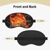 Fire Water Sleep Mask for Side Sleeper - Total Blackout Sleeping Mask, Super Lightweight Soft Eye Mask for Sleeping, Zero Pressure Eye Cover Night Blindfold for Men Women view 2