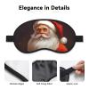 Santa Claus Sleep Mask for Side Sleeper - Total Blackout Sleeping Mask, Super Lightweight Soft Eye Mask for Sleeping, Zero Pressure Eye Cover Night Blindfold for Men Women view 3