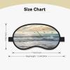 Waves on The Beach with Sea Birds Sleep Mask for Side Sleeper - Total Blackout Sleeping Mask, Super Lightweight Soft Eye Mask for Sleeping, Zero Pressure Eye Cover Night Blindfold for Men Women view 4