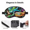 Graffiti Drawing Art Sleep Mask for Side Sleeper - Total Blackout Sleeping Mask, Super Lightweight Soft Eye Mask for Sleeping, Zero Pressure Eye Cover Night Blindfold for Men Women view 3