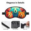 Colorful Bears Sleep Mask for Side Sleeper - Total Blackout Sleeping Mask, Super Lightweight Soft Eye Mask for Sleeping, Zero Pressure Eye Cover Night Blindfold for Men Women view 3