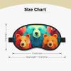 Colorful Bears Sleep Mask for Side Sleeper - Total Blackout Sleeping Mask, Super Lightweight Soft Eye Mask for Sleeping, Zero Pressure Eye Cover Night Blindfold for Men Women view 4