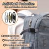 6Pcs Double Opening Lock Zipper Pull Replacement Clips, Small Carabiner Clips, Zipper Locks Anti Theft Deterrent for Bag Luggage Pickpocket Backpack Purse Travel Suitcase (Black) view 4