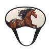 Brown Horse Sleep Mask for Side Sleeper - Total Blackout Sleeping Mask, Super Lightweight Soft Eye Mask for Sleeping, Zero Pressure Eye Cover Night Blindfold for Men Women view 1