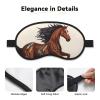 Brown Horse Sleep Mask for Side Sleeper - Total Blackout Sleeping Mask, Super Lightweight Soft Eye Mask for Sleeping, Zero Pressure Eye Cover Night Blindfold for Men Women view 3