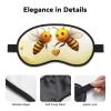 Bee Love Honey Sleep Mask for Side Sleeper - Total Blackout Sleeping Mask, Super Lightweight Soft Eye Mask for Sleeping, Zero Pressure Eye Cover Night Blindfold for Men Women view 3