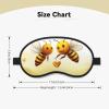 Bee Love Honey Sleep Mask for Side Sleeper - Total Blackout Sleeping Mask, Super Lightweight Soft Eye Mask for Sleeping, Zero Pressure Eye Cover Night Blindfold for Men Women view 4