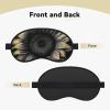 Sunflower Black Sleep Mask for Side Sleeper - Total Blackout Sleeping Mask, Super Lightweight Soft Eye Mask for Sleeping, Zero Pressure Eye Cover Night Blindfold for Men Women view 2