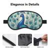 Cute Peacock Sleep Mask for Side Sleeper - Total Blackout Sleeping Mask, Super Lightweight Soft Eye Mask for Sleeping, Zero Pressure Eye Cover Night Blindfold for Men Women view 3