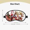Santa Claus Reindeer Sled Sleep Mask for Side Sleeper - Total Blackout Sleeping Mask, Super Lightweight Soft Eye Mask for Sleeping, Zero Pressure Eye Cover Night Blindfold for Men Women view 4