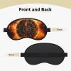 Dart Board Sleep Mask for Side Sleeper - Total Blackout Sleeping Mask, Super Lightweight Soft Eye Mask for Sleeping, Zero Pressure Eye Cover Night Blindfold for Men Women view 2