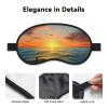 Sunset Sea Sleep Mask for Side Sleeper - Total Blackout Sleeping Mask, Super Lightweight Soft Eye Mask for Sleeping, Zero Pressure Eye Cover Night Blindfold for Men Women view 3