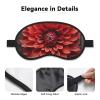 Flower Red Dahlia Sleep Mask for Side Sleeper - Total Blackout Sleeping Mask, Super Lightweight Soft Eye Mask for Sleeping, Zero Pressure Eye Cover Night Blindfold for Men Women view 3
