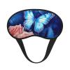 Butterflies on Roses Sleep Mask for Side Sleeper - Total Blackout Sleeping Mask, Super Lightweight Soft Eye Mask for Sleeping, Zero Pressure Eye Cover Night Blindfold for Men Women view 1