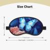 Butterflies on Roses Sleep Mask for Side Sleeper - Total Blackout Sleeping Mask, Super Lightweight Soft Eye Mask for Sleeping, Zero Pressure Eye Cover Night Blindfold for Men Women view 4