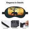 Beautiful Elephant Sleep Mask for Side Sleeper - Total Blackout Sleeping Mask, Super Lightweight Soft Eye Mask for Sleeping, Zero Pressure Eye Cover Night Blindfold for Men Women view 3