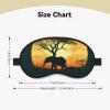 Beautiful Elephant Sleep Mask for Side Sleeper - Total Blackout Sleeping Mask, Super Lightweight Soft Eye Mask for Sleeping, Zero Pressure Eye Cover Night Blindfold for Men Women view 4