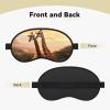 Couple Giraffe Sleep Mask for Side Sleeper - Total Blackout Sleeping Mask, Super Lightweight Soft Eye Mask for Sleeping, Zero Pressure Eye Cover Night Blindfold for Men Women view 2