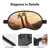 Couple Giraffe Sleep Mask for Side Sleeper - Total Blackout Sleeping Mask, Super Lightweight Soft Eye Mask for Sleeping, Zero Pressure Eye Cover Night Blindfold for Men Women view 3