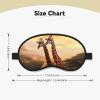 Couple Giraffe Sleep Mask for Side Sleeper - Total Blackout Sleeping Mask, Super Lightweight Soft Eye Mask for Sleeping, Zero Pressure Eye Cover Night Blindfold for Men Women view 4
