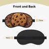 Chocolate Cookie Sleep Mask for Side Sleeper - Total Blackout Sleeping Mask, Super Lightweight Soft Eye Mask for Sleeping, Zero Pressure Eye Cover Night Blindfold for Men Women view 2