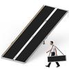 FODINGHILL 10FT Wheelchair Ramp, 800 LBS Aluminum Portable Threshold Ramp view 1