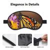 Monarch Butterfly Sleep Mask for Side Sleeper - Total Blackout Sleeping Mask, Super Lightweight Soft Eye Mask for Sleeping, Zero Pressure Eye Cover Night Blindfold for Men Women view 3
