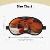 Violin Sheet Music Sleep Mask for Side Sleeper - Total Blackout Sleeping Mask, Super Lightweight Soft Eye Mask for Sleeping, Zero Pressure Eye Cover Night Blindfold for Men Women view 4