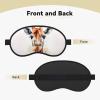 Stylish Animal Watercolor Giraffe Sleep Mask for Side Sleeper - Total Blackout Sleeping Mask, Super Lightweight Soft Eye Mask for Sleeping, Zero Pressure Eye Cover Night Blindfold for Men Women view 2