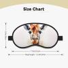 Stylish Animal Watercolor Giraffe Sleep Mask for Side Sleeper - Total Blackout Sleeping Mask, Super Lightweight Soft Eye Mask for Sleeping, Zero Pressure Eye Cover Night Blindfold for Men Women view 4