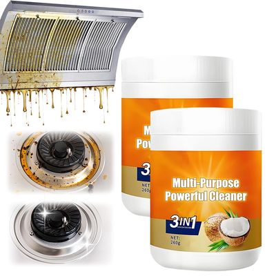 Wegodal Multi-Purpose Powerful Cleaner for Kitchen, Upgrade Heavy Kitchen Grease Remover, 3 In 1 Coconut Oil Natural Cleanser for Faucets, Tiles, Oven & Stove Top (2)