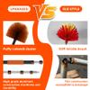26 FT Cobweb Duster with Extension Pole, Cobweb Duster with 5-20FT Telescoping Extension Pole, Cleans Spider Webs, Washable & Reusable for High Ceilings, Fans & Outdoor & Indoor Cleaning view 4