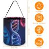 ERSTSNCK DNA Genetic Helix Halloween Candy Buckets Reusable Tote Candy Bag - Trick Or Treat Goody Bag with Handles view 2