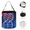 ERSTSNCK DNA Genetic Helix Halloween Candy Buckets Reusable Tote Candy Bag - Trick Or Treat Goody Bag with Handles view 4