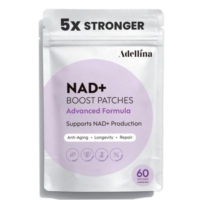 Adellina NAD+ Patches for Women 60 Count: Advanced Formula with NMNH Nicotinamide Coq10-2 Months Pack