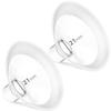 BALIME 2 Pack 21mm Flanges, 105 Wide Angle Soft Flex Rim, Compatible with Medela Popular Pump Models  Replacement Parts view 1