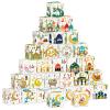 30 Pcs Eid Mubarak Treat Box, Paper Goodie Bags Favor Containers with Countdown Numbers for Ramadan Eid Party Celebration Decorations view 1