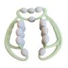 Aymzbd 24 Wheels Relax Roller Massage Roller Deep Tissue Massage Tool for Bodybuilding Equipment Indoor Sports Thigh Calves, Green view 2
