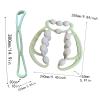 Aymzbd 24 Wheels Relax Roller Massage Roller Deep Tissue Massage Tool for Bodybuilding Equipment Indoor Sports Thigh Calves, Green view 4