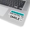Orthodontist Architect Sticker - Dental Appreciation Vinyl Decal for Braces Patients view 2