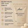 Anea Protein Powder, Whey Isolate Protein Powder, Whey Isolate, 5.8g BCAAs, RBST Free, Gluten Free, Soy Free, No Fillers, No Artificial Sweeteners, Vanilla, 26g Per Serving, 20 Servings view 2