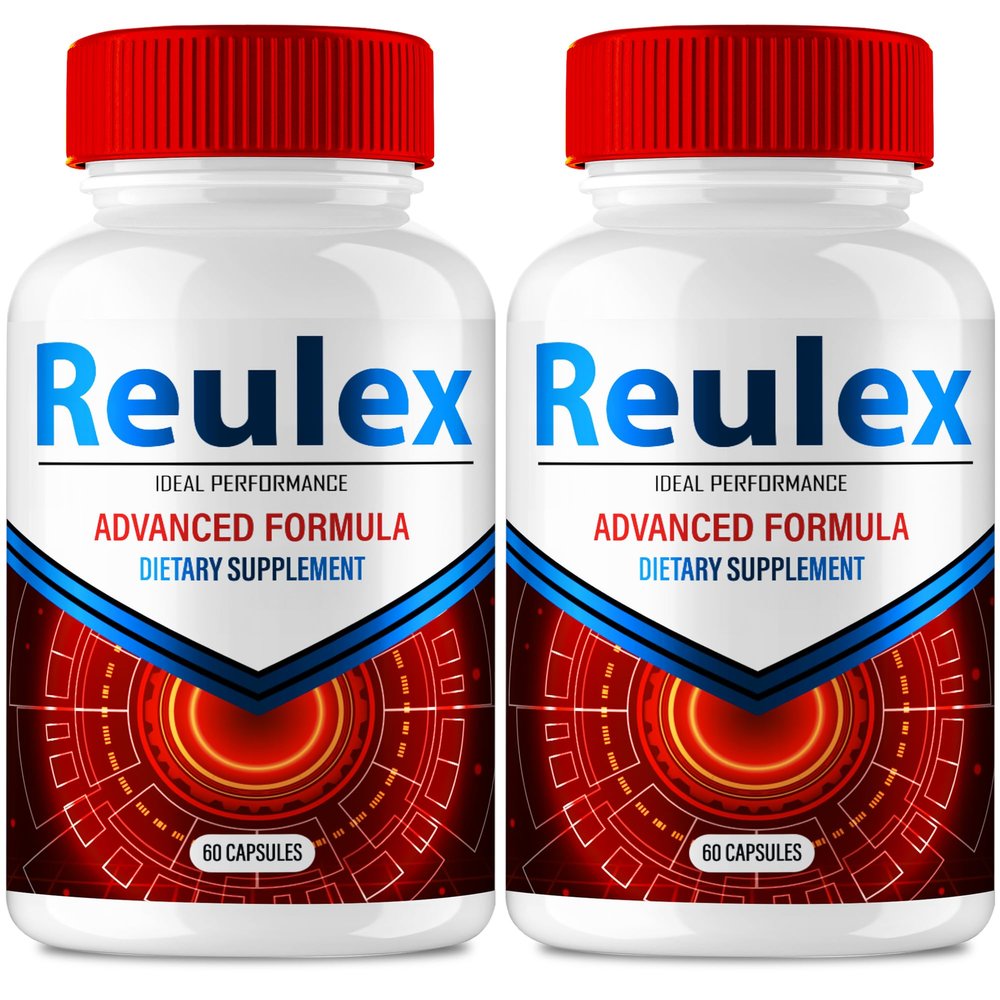 Reulex Capsules, Official Reulex Joint Supplement Pills - Maximum Strength, All Natural Formula to Fortify Bones, Movement & Bolster Flexibility, Reu Lex Joint Support Reviews (2 Pack)